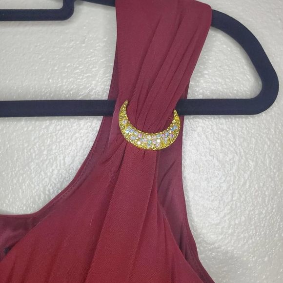 Alex Evenings 12P Formal Red Dress - Picture 4 of 8